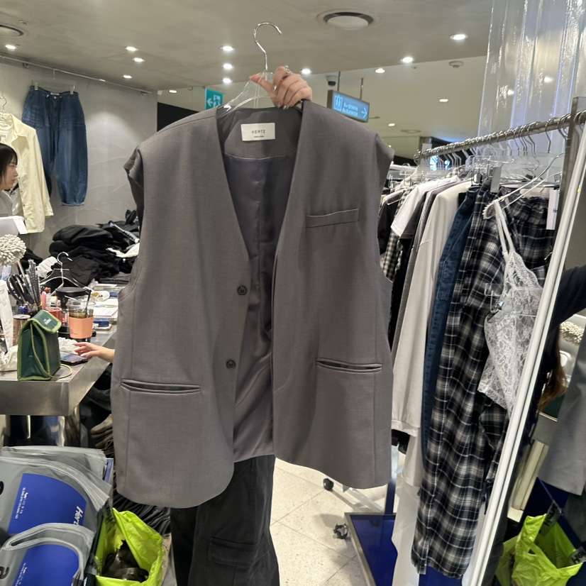 HERTZ-P韓國東大門代購女裝新品推薦人氣休閑熱賣26春夏馬甲HERTZ-P馬甲