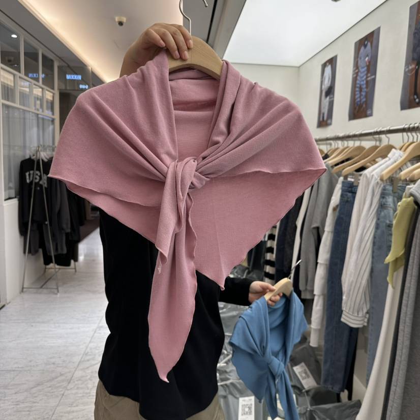 CHAV韓國直郵實拍女裝新品人氣26春夏推薦休閑圍巾披肩圍巾CHAV圍巾/披肩