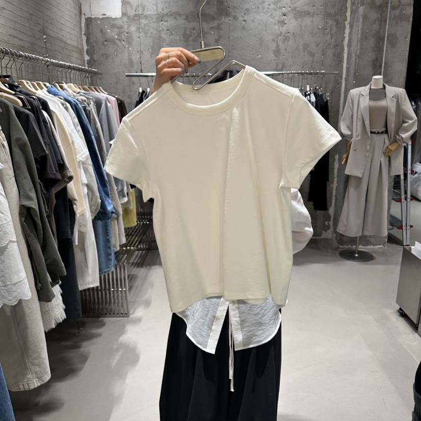 JUNI韓國東大門代購女裝新品休閑熱賣26春夏推薦人氣時尚T恤my juniT恤