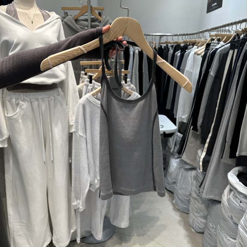 W.FATAL韓國直郵實拍女士新款休閑職業人氣26春夏吊帶背心W.FATAL吊帶/背心