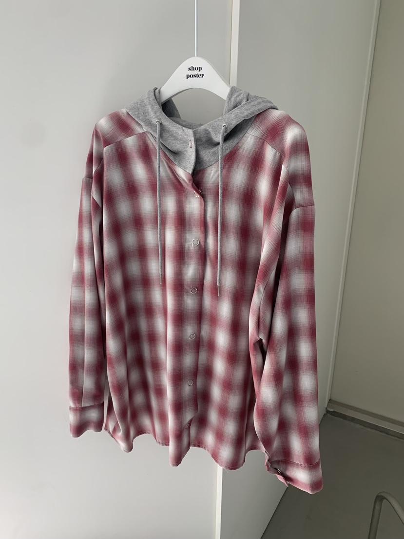 SHOP POSTER韓國東大門直郵女裝新款休閑時尚襯衫蕾絲衫SHOP_POSTER襯衫/蕾絲衫