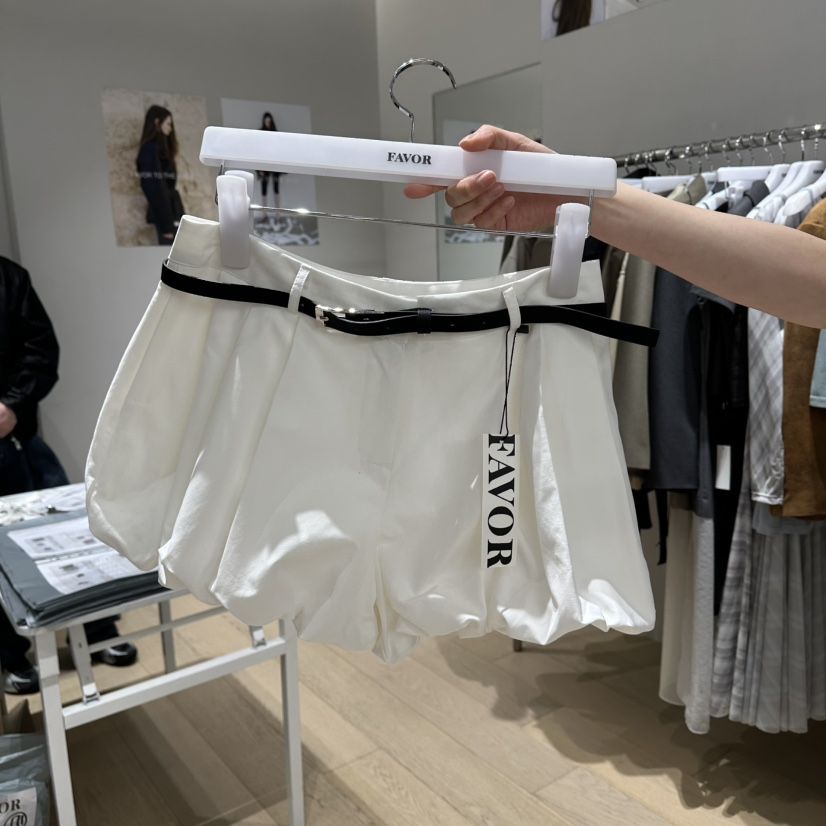 FAVOR-P韓國東大門直郵女士新款人氣26春夏短褲不含腰帶FAVOR-P短褲