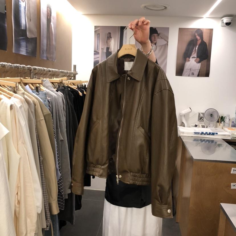 BLAIR韓國東大門代購女士新品熱賣推薦26春夏職業夾克皮革BLAIR seoul夾克
