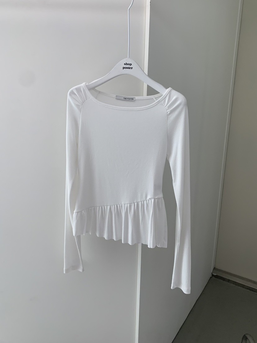 SHOP POSTER韓國代購女裝新品熱賣人氣推薦職業休閑長袖T恤SHOP_POSTER長袖T恤