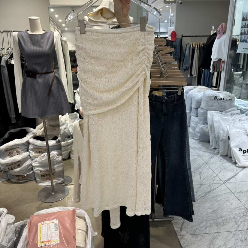 MAGNOLIA36-L韓國直郵實拍女士新品時尚26春夏休閑職業長裙MAGNOLIA36-L長裙