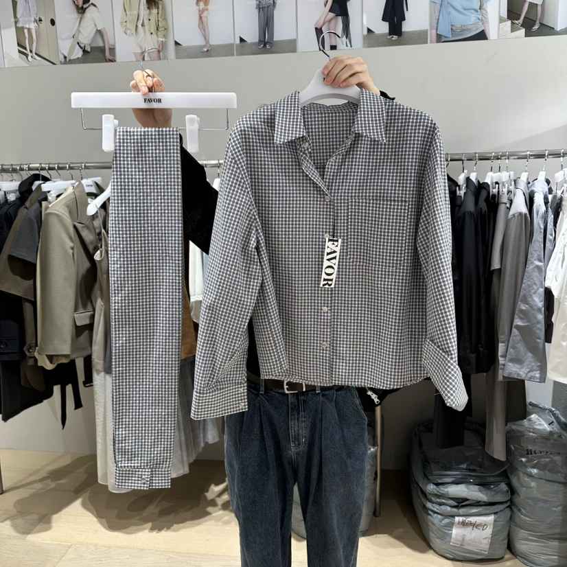 FAVOR-P韓國代購女士新款職業26春夏人氣時尚套裝兩件套FAVOR-P套裝