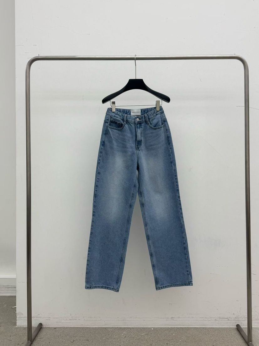 MUSHROOM EFFECT韓國東大門代購女裝新品熱賣26春夏牛仔褲MUSHROOM EFFECT牛仔褲