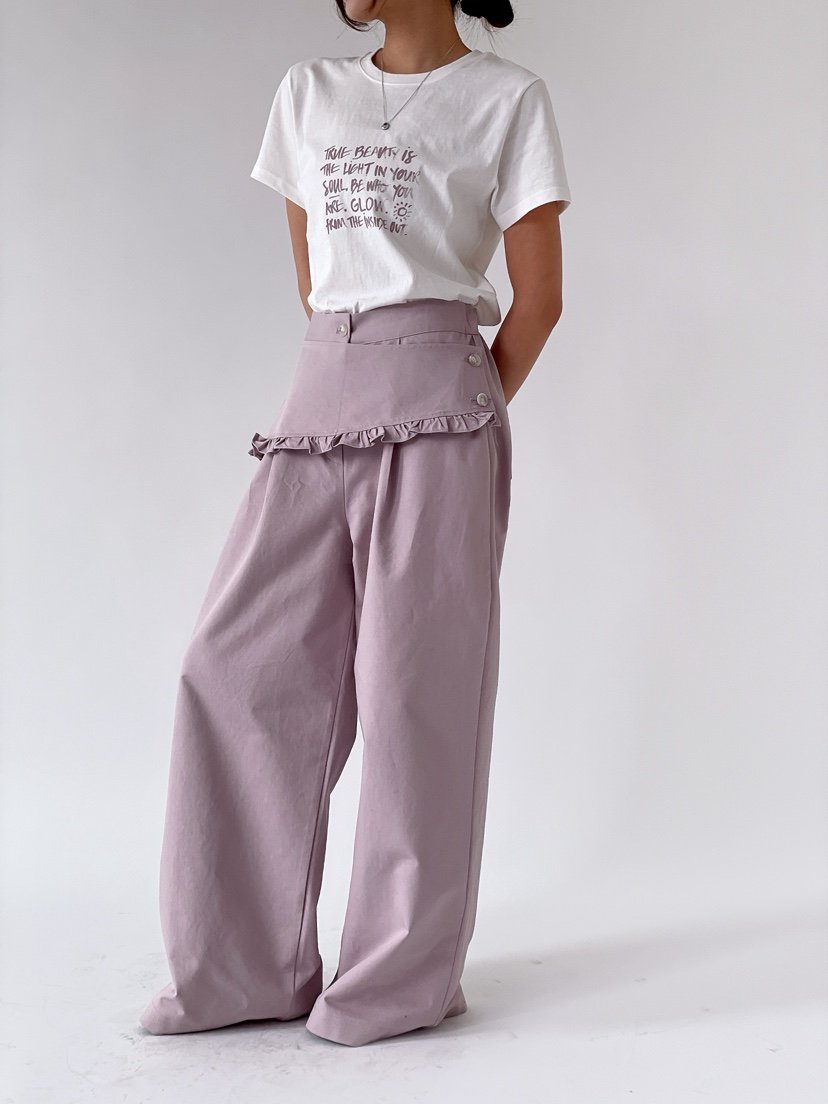 BOUND.A韓國東大門代購女士新款推薦休閑26春夏職業休閑褲BOUND.A休閑褲