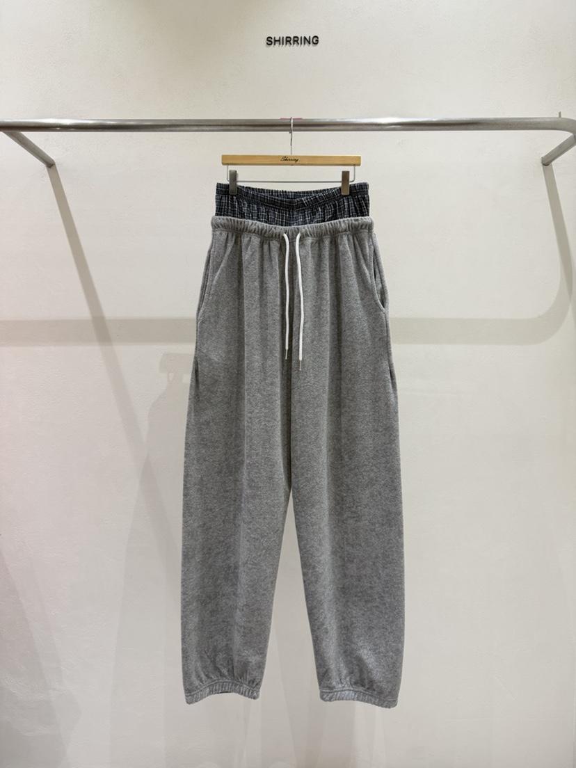 SHIRRING韓國直郵實拍女裝新款人氣職業休閑推薦時尚休閑褲SHIRRING休閑褲
