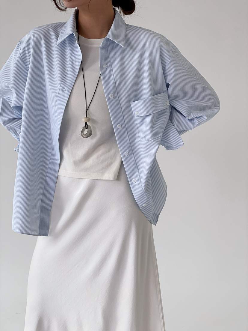 BOUND.A韓國直郵實拍女裝新款推薦休閑職業人氣襯衫蕾絲衫BOUND.A襯衫/蕾絲衫