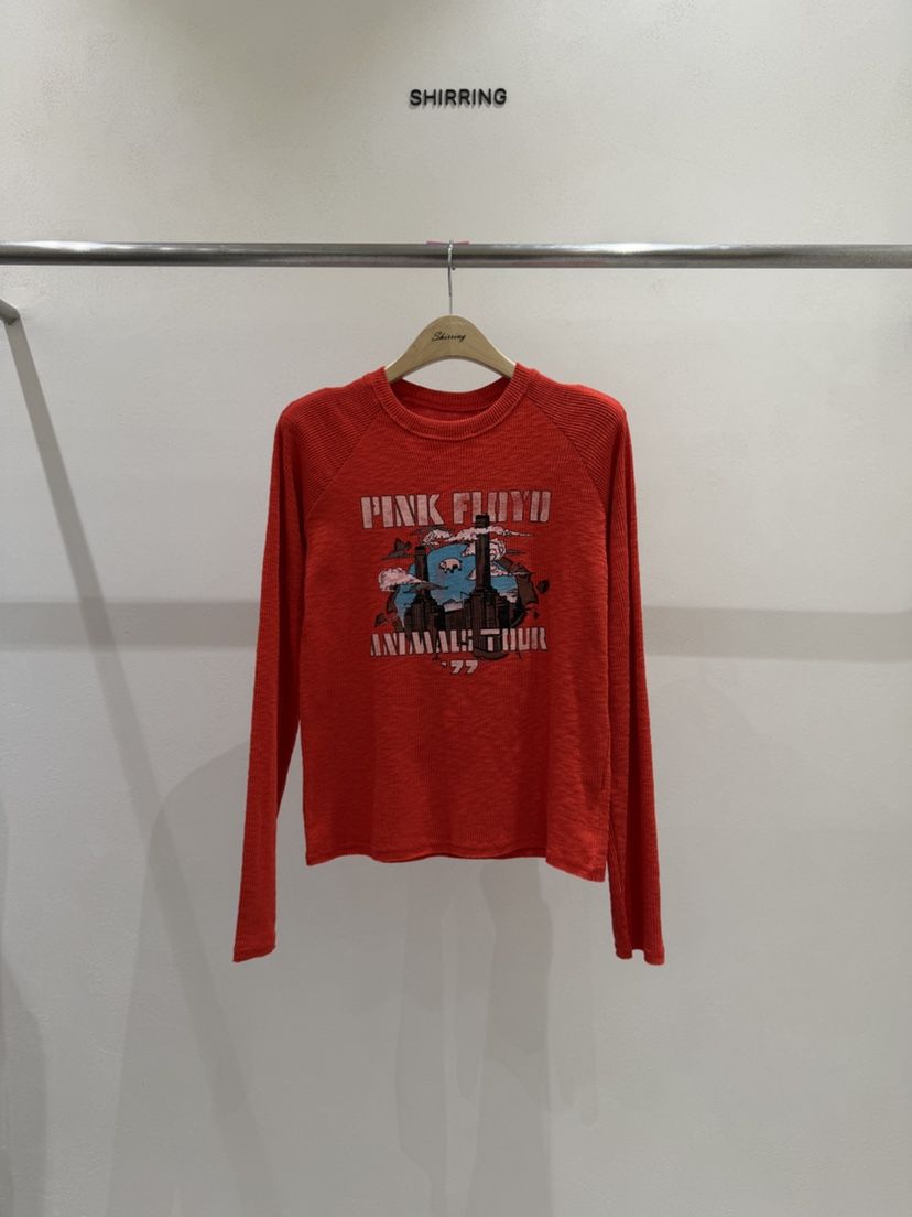 SHIRRING韓國直郵實拍女士新品推薦人氣休閑職業時尚長袖T恤SHIRRING長袖T恤