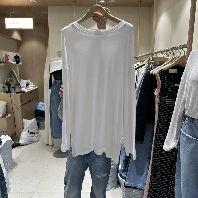 VINTAGE VIBE韓國直郵女士新品熱賣推薦人氣26春夏長袖T恤VINTAGE VIBE長袖T恤