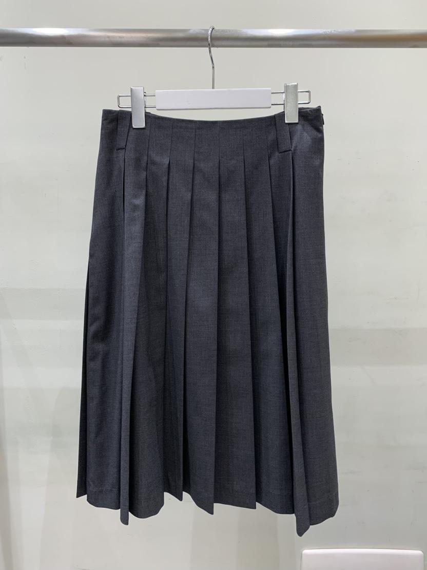 THE SIGNATURE韓國直郵女士新品時尚半身裙中短裙百褶褶裙THE SIGNATURE半身裙/中短裙