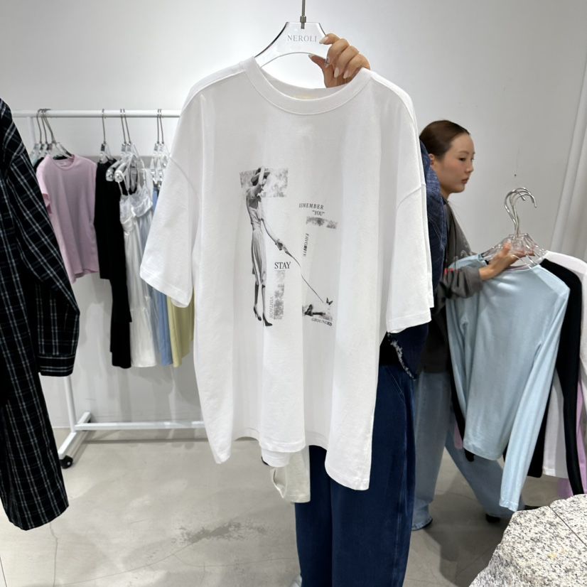 NEROLI 36韓國東大門代購女士新款休閑推薦時尚26春夏T恤NEROLI 36T恤