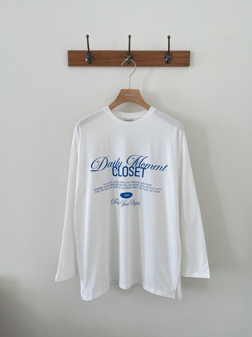 3 ANOTHER韓國東大門直郵女裝新款休閑推薦人氣26春夏長袖T恤3 ANOTHER長袖T恤