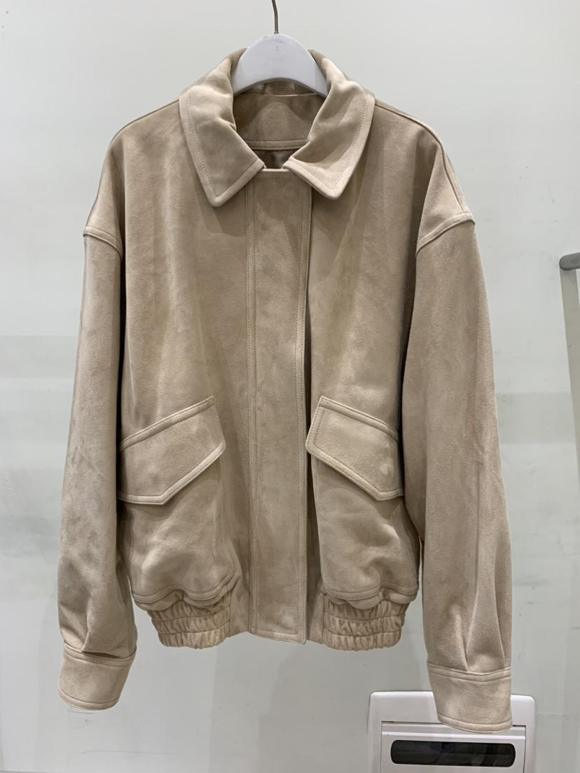 THE SIGNATURE韓國代購女士新品人氣職業時尚26春夏夾克麂皮THE SIGNATURE夾克