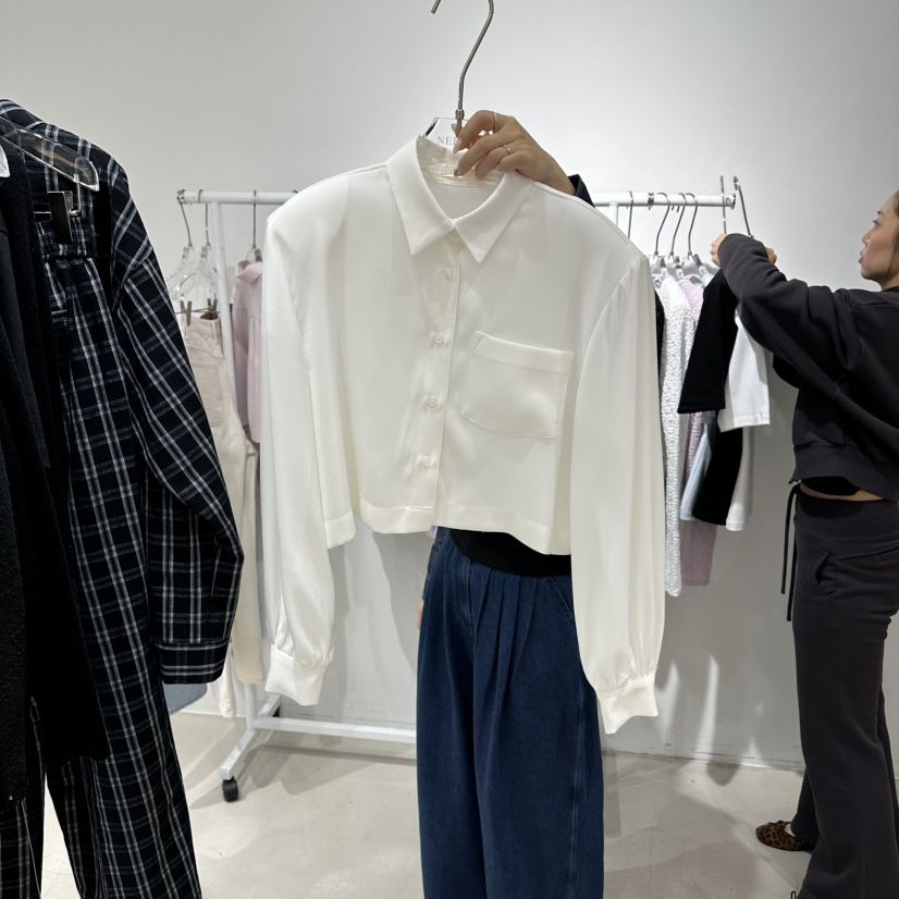 NEROLI 36韓國直郵實拍女裝新款時尚人氣休閑襯衫蕾絲衫NEROLI 36襯衫/蕾絲衫