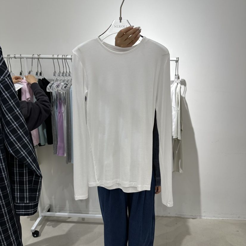 NEROLI 36韓國東大門代購女士新款26春夏職業時尚長袖T恤NEROLI 36長袖T恤