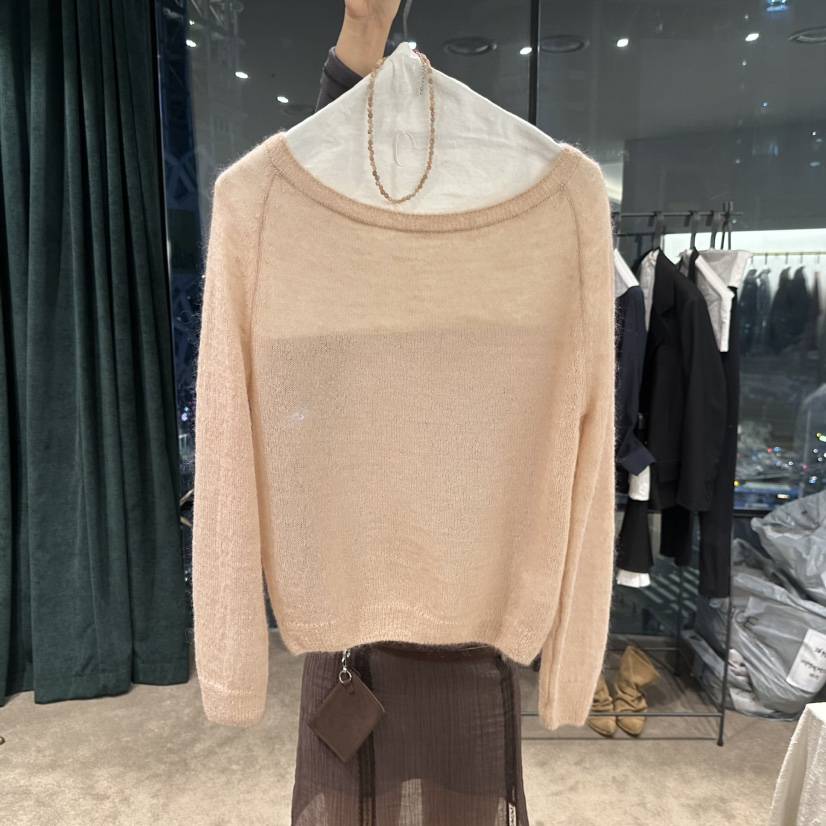 ETER韓國直郵女士新品職業時尚人氣26春夏針織衫不含內搭露肩eter/VERSO針織衫