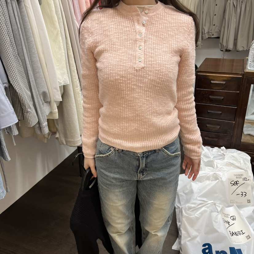 UNANSWERED-MYSTERY/FIFO韓國直郵女士新款人氣職業針織衫UNANSWERED-MYSTERY/FIFO針織衫