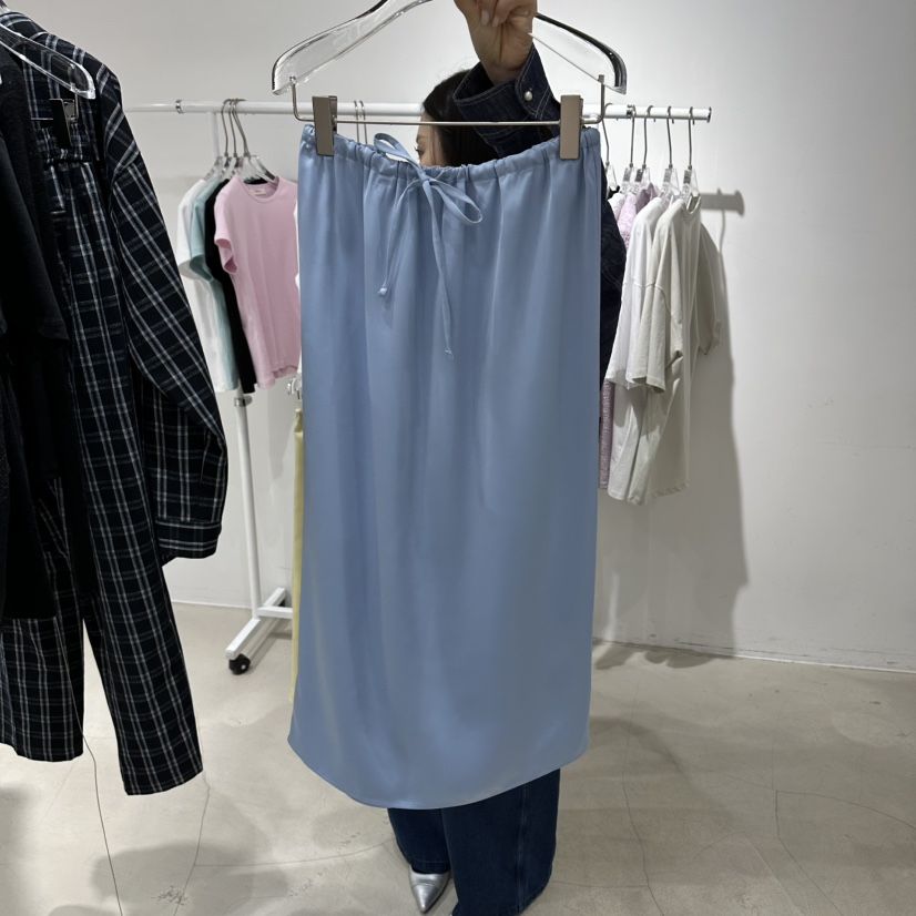 NEROLI 36東大門實拍女裝新款時尚熱賣休閑真品長裙緞面NEROLI 36長裙