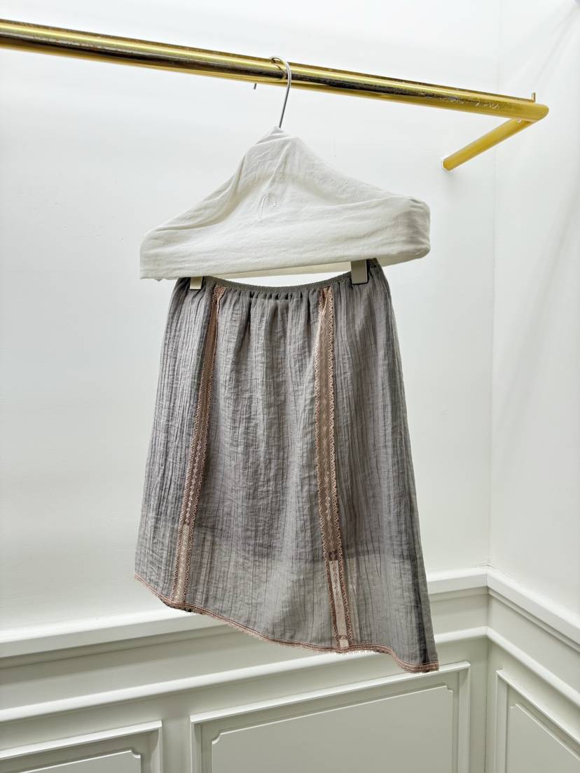 ETER東大門代購女裝新品休閑真品推薦時尚職業短裙透明蕾絲eter/VERSO短裙