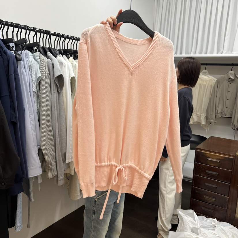 UNANSWERED-MYSTERY/FIFO韓國代購女士新款職業26春夏針織衫UNANSWERED-MYSTERY/FIFO針織衫