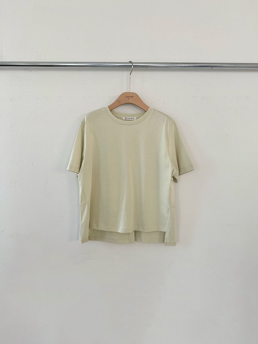 2ND GATE韓國直郵女士新款推薦休閑時尚職業熱賣T恤絲綢2ND GATET恤