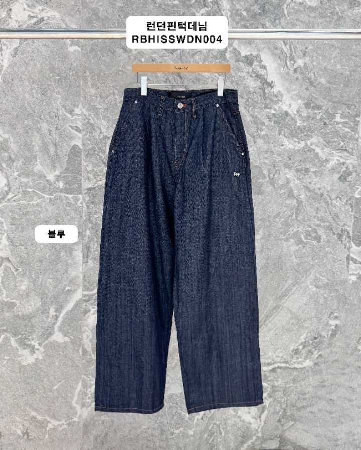 ROOKIE BUD韓國直郵實拍女士新款人氣休閑職業牛仔褲褶裥ROOKIE BUD-P牛仔褲