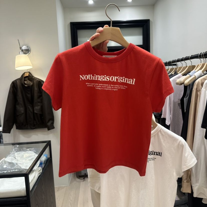 NOTTINGHAM/AVECNOUS韓國東大門代購女裝新款熱賣休閑T恤MODEST/NOTTINGHAMT恤