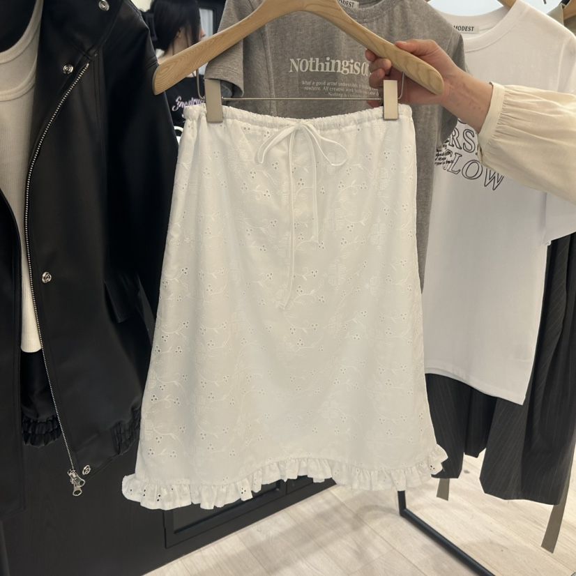 NOTTINGHAM/AVECNOUS韓國代購女士新品26春夏半身裙中短裙MODEST/NOTTINGHAM半身裙/中短裙