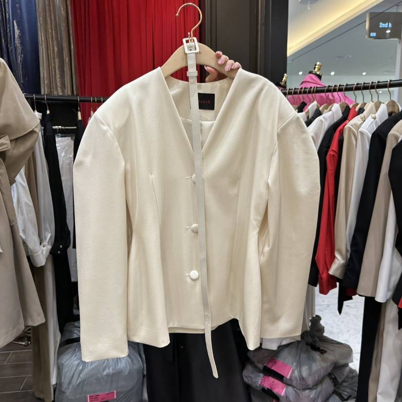 HERISH韓國直郵女士新款推薦休閑時尚人氣26春夏夾克含腰帶Herish夾克