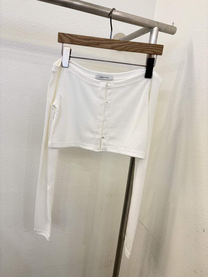 LUMIPLE韓國直郵女士新款時尚職業推薦休閑長袖T恤羊毛衫LUMIPLE長袖T恤