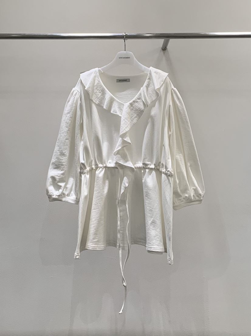 LOVE MOMENT韓國直郵女士新品熱賣職業真品連衣裙荷葉邊LOVE MOMENT連衣裙