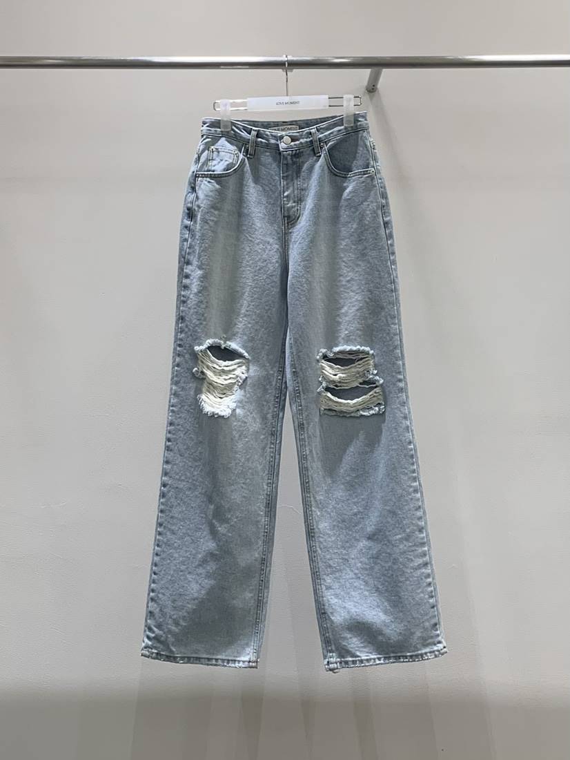 LOVE MOMENT韓國代購女裝新款人氣時尚推薦熱賣真品牛仔褲LOVE MOMENT牛仔褲