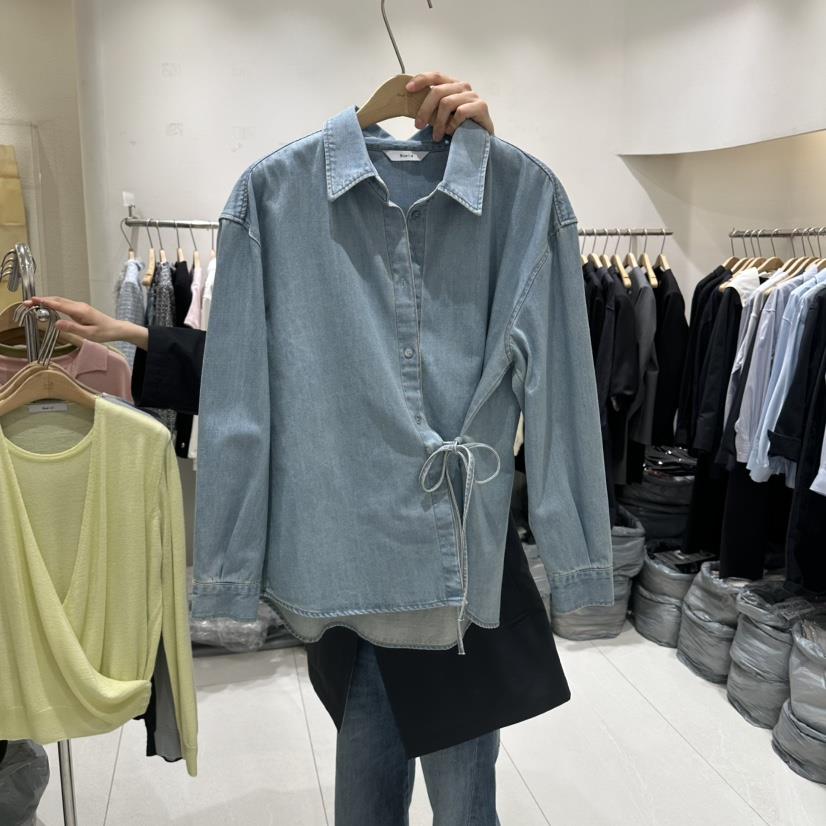 BLUEI-D/N SHARP韓國直郵女士新品26春夏職業襯衫蕾絲衫Blue i-d/N SHARP襯衫/蕾絲衫