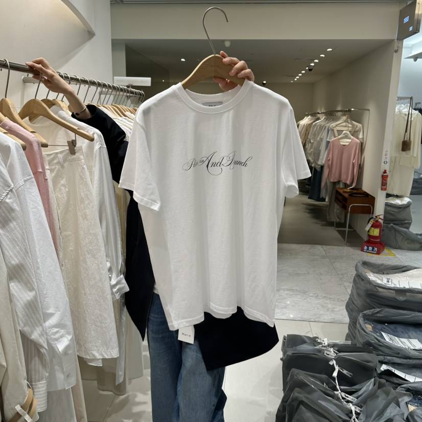 BLUEI-D/N SHARP東大門代購女士新款休閑熱賣職業推薦T恤Blue i-d/N SHARPT恤