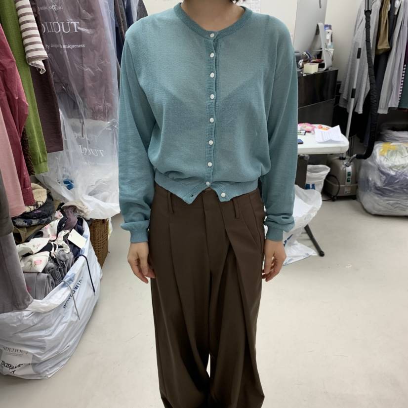 SOLD OUT韓國代購女士新款休閑人氣真品時尚職業針織衫開衫SOLD OUT針織衫