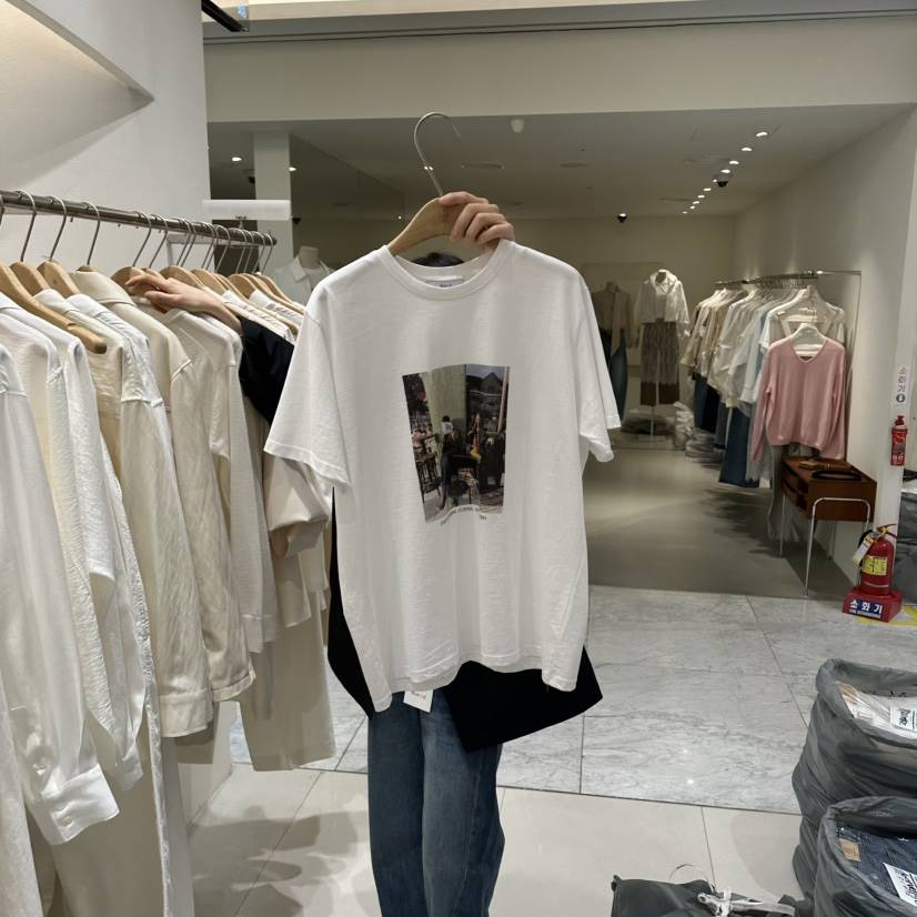 BLUEI-D/N SHARP韓國代購女士新款熱賣人氣推薦休閑T恤Blue i-d/N SHARPT恤