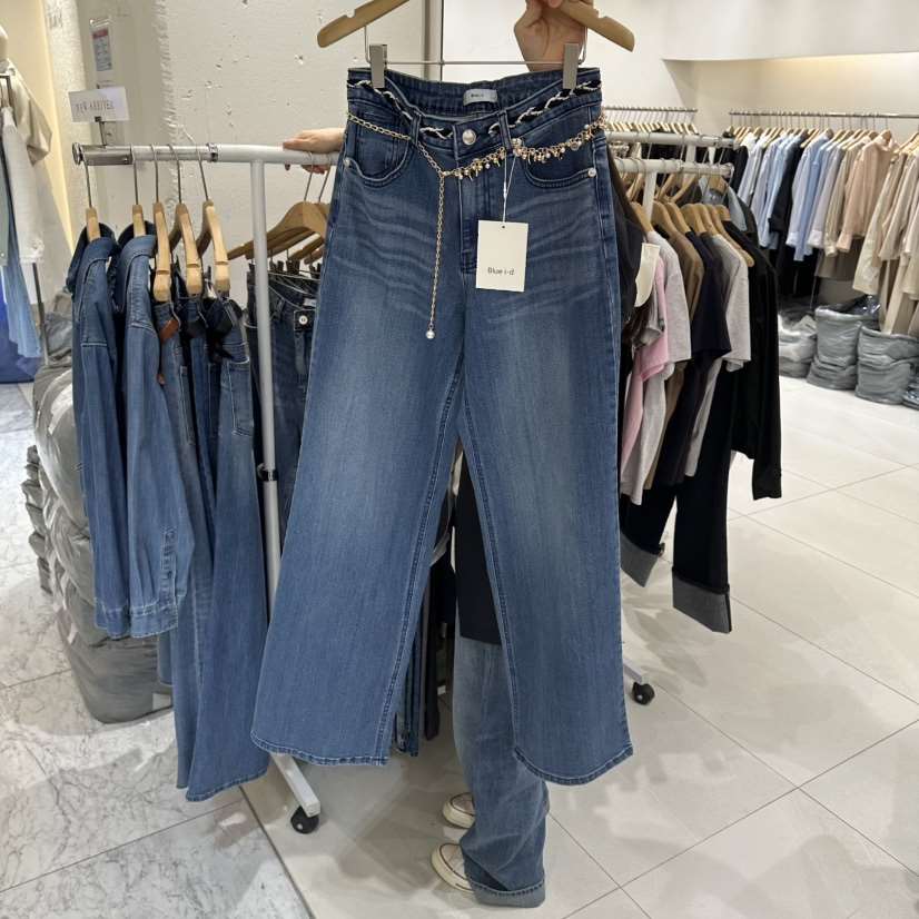 BLUEI-D/N SHARP東大門代購女裝新品真品牛仔褲不含腰帶Blue i-d/N SHARP牛仔褲