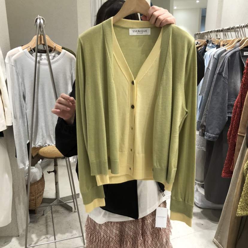 SSEMIENNE韓國代購女裝新品推薦職業人氣真品熱賣針織衫開衫SSENIQUE針織衫