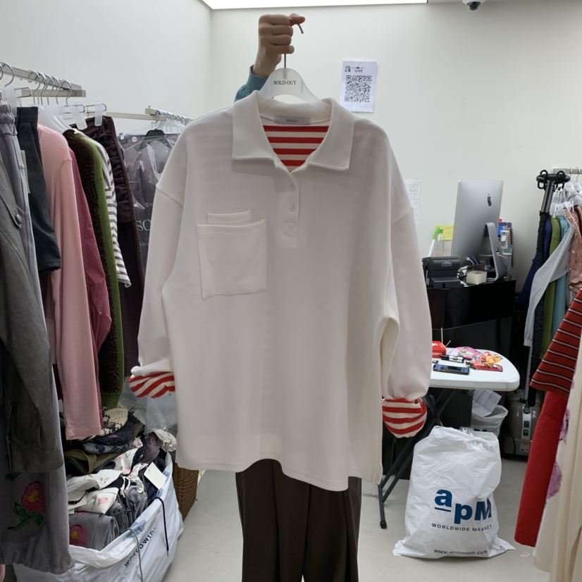 SOLD OUT東大門代購女士新品26春夏真品職業衛衣不含內搭SOLD OUT衛衣