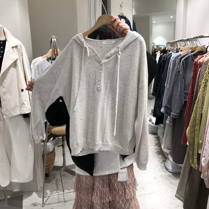 SSEMIENNE東大門實拍女士新品推薦人氣熱賣職業針織衫連帽衫SSENIQUE針織衫