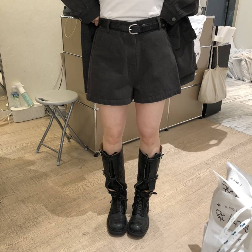 W AND J東大門直郵女裝新品職業人氣26春夏短褲不含腰帶W AND J短褲