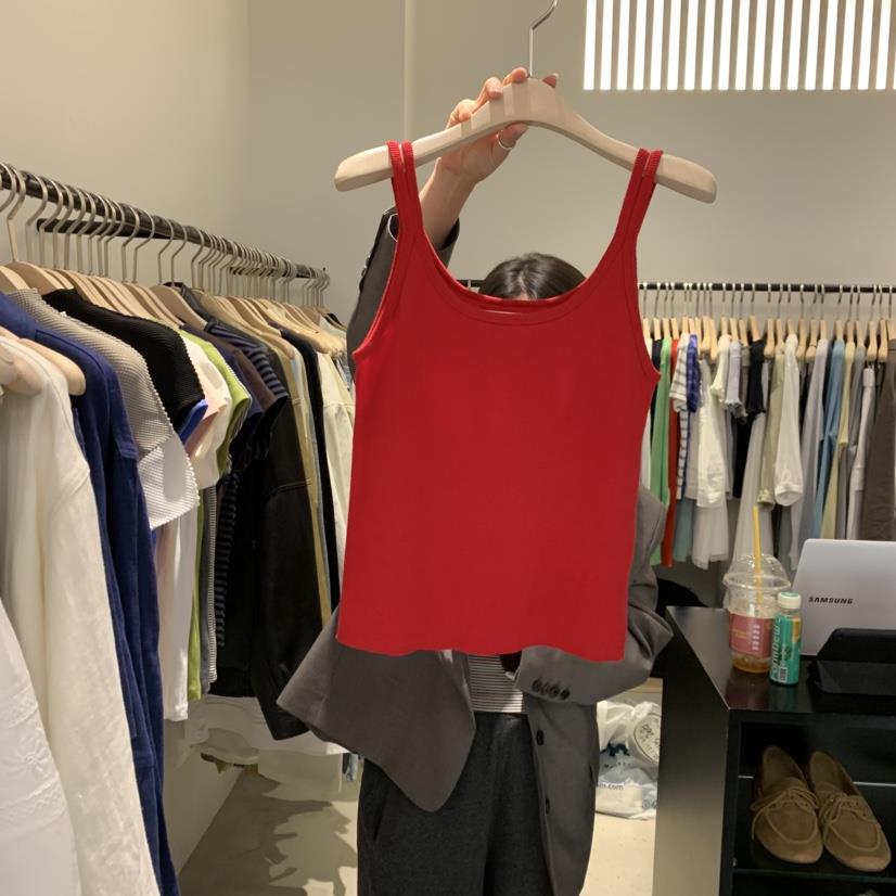 PLATE東大門實拍女士新款人氣26春夏推薦時尚休閑吊帶背心PLATE吊帶/背心