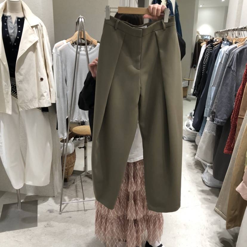 SSEMIENNE東大門實拍女裝新款真品休閑26春夏休閑褲不含腰帶SSENIQUE休閑褲