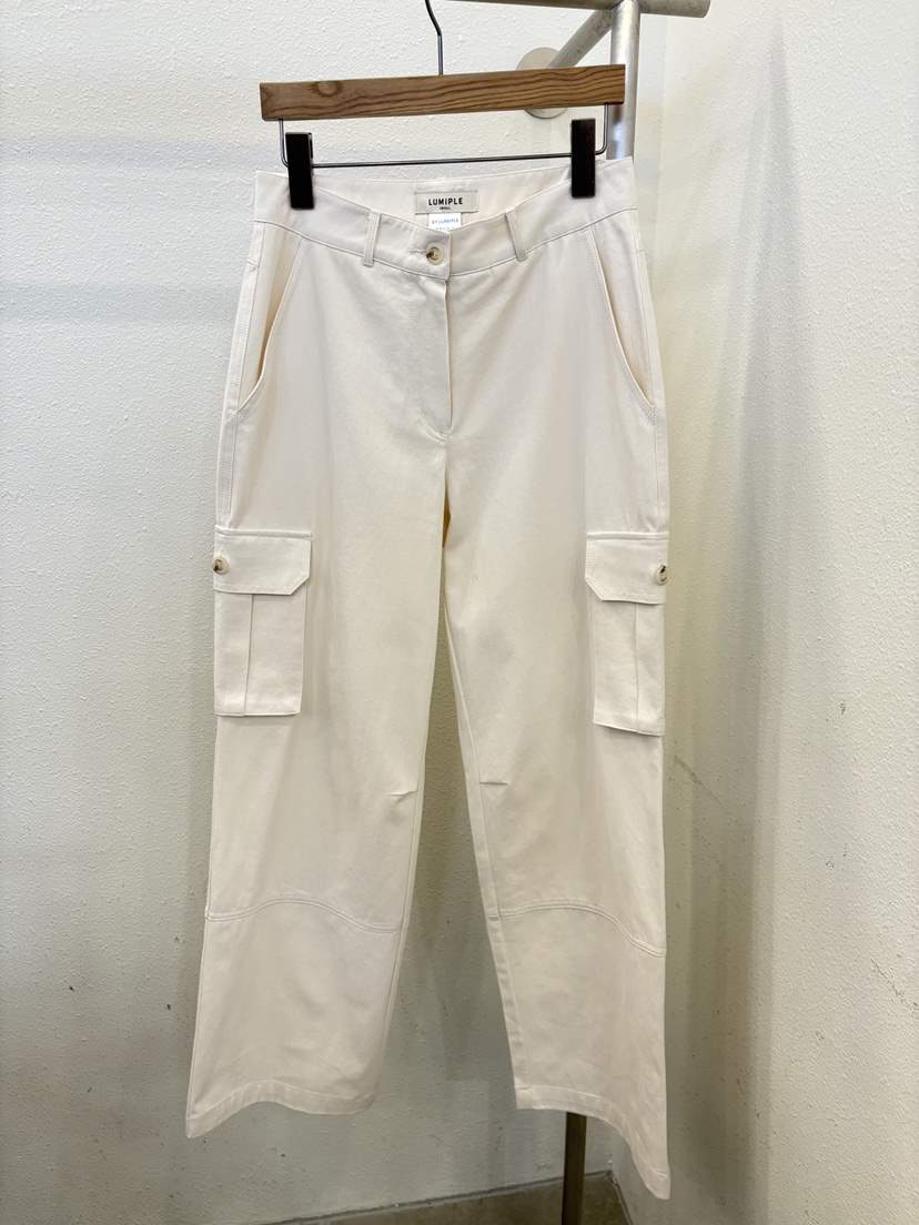 LUMIPLE東大門實拍女裝新品人氣推薦職業休閑26春夏休閑褲棉質LUMIPLE休閑褲