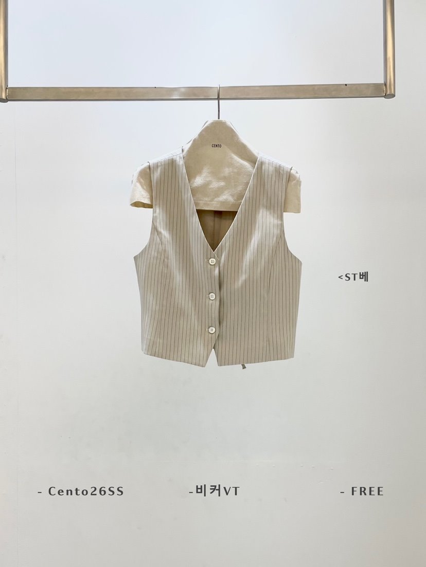 CENTO東大門直郵女士新品真品時尚熱賣休閑人氣推薦26春夏馬甲CENTO馬甲