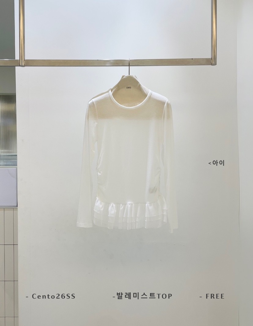 CENTO東大門直郵女裝新品26春夏熱賣真品休閑職業長袖T恤CENTO長袖T恤