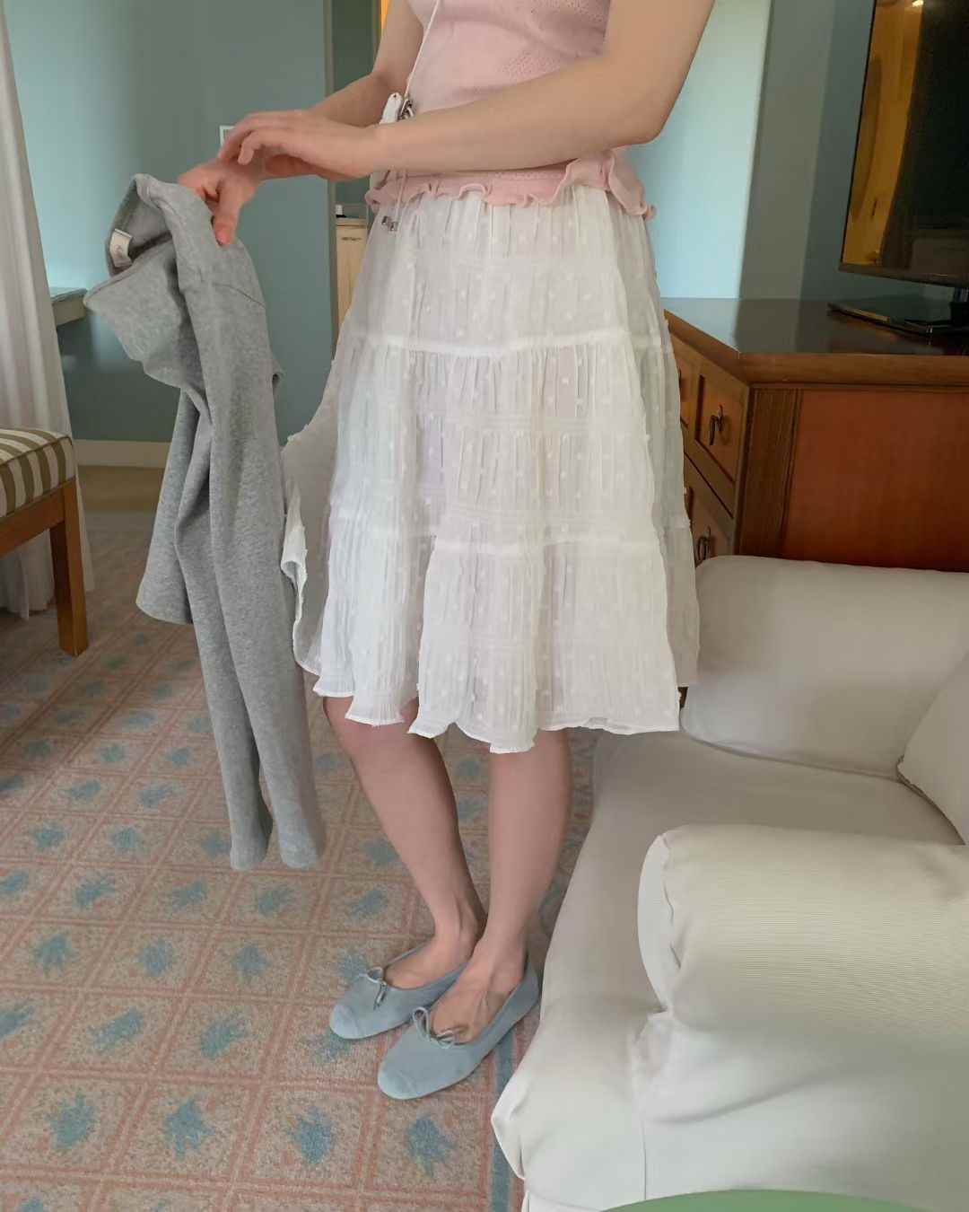 EZEDIARY東大門直郵女士新款職業真品休閑26春夏半身裙中短裙EZEDIARY半身裙/中短裙